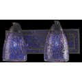 Crackle Glass 2-light Vanity