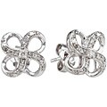 10k White Gold 1/6ct TDW Diamond Earrings