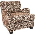 Fiona Chocolate/ Cream Floral Chair