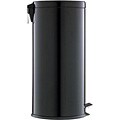 Black 31.5-quart Step Open Trash Can