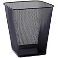 Square Black Wastebasket