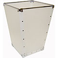 White Polypro Wastebasket