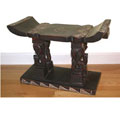 Handcrafted Elephant Head Stool (Ghana)