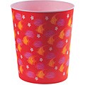 Red 3D Aquarium Holographic Wastebasket