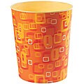 3D Orange Box Holographic Wastebasket
