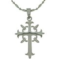 Stainless Steel Fleur De Lis Necklace