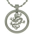 Stainless Steel Chinese Dragon Necklace