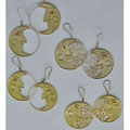 Man in the Moon Filigree Earrings (Nepal)