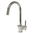 Brass Vento Satin Nickel Kitchen Faucet