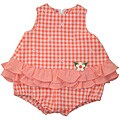 Florence Eiseman Girl's All-In-One Ruffle Bubble Dress