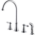 Aqueous High Arc Chrome Kitchan Faucet
