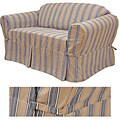 Denim Stripe Sofa Slipcover