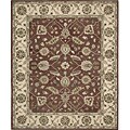Hand-hooked Summit Point Wool Rug (9'6 x 13'6)