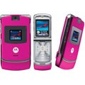 Motorola RAZR V3 Magenta Pink Unlocked Cell Phone