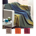 Maple Italian-made Yarn-dyed Lambswool Throw Blanket