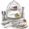 Gibson Buffet 36-piece Dinnerware/ Flatware Set