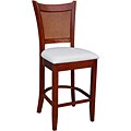 Antiqued Oak 24-inch Mustang Stool