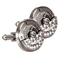 Invicta Men's Elements Steel Rotor Cuff Links