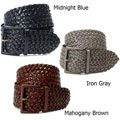 Linea Pelle Women's Braided Covered Buckle Belt