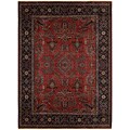 Hand-knotted Red Wool Rug (9' x 12')