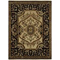 Hand-knotted Black Wool Rug (9' x 12')