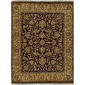 Hand-knotted Magenta Collection Wool Rug (8' x 10')