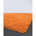 Handmade Recreo Orange Cotton Rug (2'6 x 7'6)