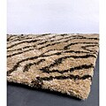 Handmade Contemporary Creatura Rug (8' Round)
