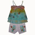 Little Mass Toddler Girl's 2-piece Pissario Shorts Set