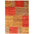 Hand-knotted Peru Hand-spun Hemp Rug (5' x 8')