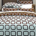 Block Party Aqua Pillow Set