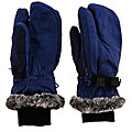 Analog Women's Navy Blue Sniper Mittens