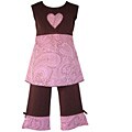 AnnLoren Girls 2-piece Paisley Girls Boutique Outfit