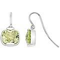14k Olive Quartz Earrings