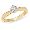 14k Gold 1/2ct TDW Diamond Solitaire Engagement Ring (H-I, I1-I2)