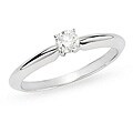 14k Gold 1/3ct TDW Diamond Solitaire Engagement Ring (G-H, VS2-SI1)