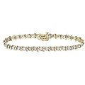 10k Yellow Gold 1ct TDW Diamond Bracelet (I-J, I2-I3)