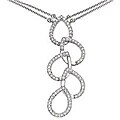 14k White Gold 1/2ct TDW Diamond Necklace (H-I-J, I1-I2)