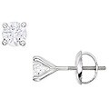 14k Gold 3/4ct TDW Diamond Solitaire Stud Earrings (G-H-I, I1-I2)