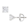 14k Gold 1ct TDW Diamond Solitaire Stud Earrings (H-I-J, I1-2)