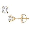 14k Gold 1ct TDW Diamond Solitaire Stud Earrings (H-I-J, I1-2)