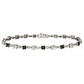 10k Gold 1ct TDW Black/White Diamond Bracelet (IJ, I3)