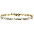 10k Yellow Gold 1 1/5ct TDW Diamond Bracelet (I-J, I2-3)