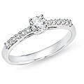 14k Gold 1/2ct TDW IGI Certified Diamond Engagement Ring (H-I, I1)