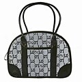 Puppalups Monogram Bowler Pet Carrier