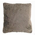 Chinchilla Faux Fur 20-inch Pillows (Set of 2)