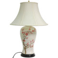 29-inch Cherry Blossom Vase Lamp (China)