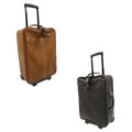 Piel 20-inch Leather Wheeled Carry-on