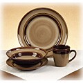 Caramel Twist 16-Piece Dinnerware Set