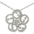 Maddy Emerson Sterling Silver and Diamond Necklace